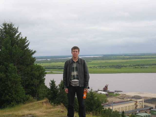 On the bank of Irtysh river