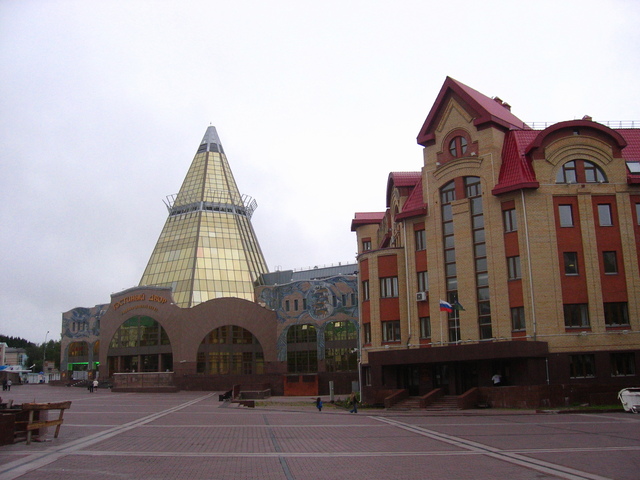 In the centre of Khanty-Mansiysk city