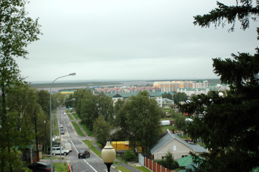 Irtysh river at the distance / Вид на Иртыш