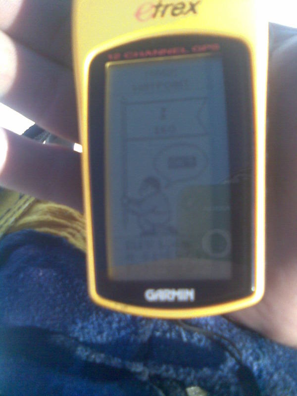 GPS приемник на точке/GPS reading