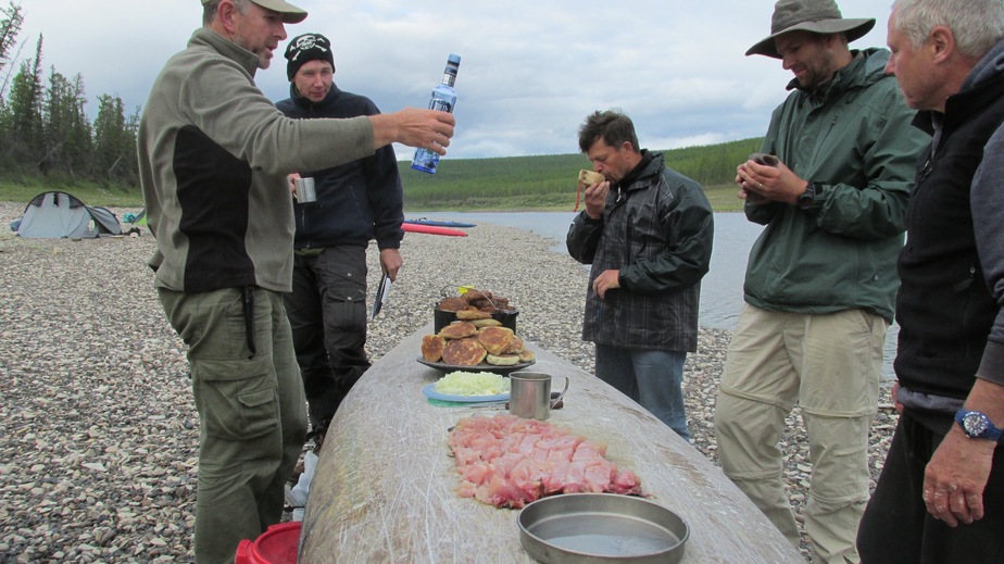 Zur Halbzeit der Kanutour / At halftime of the canoe tour