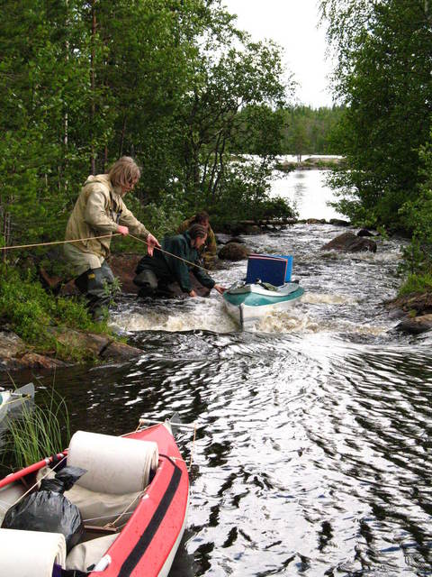 Подъем по ручью/Moving upstream