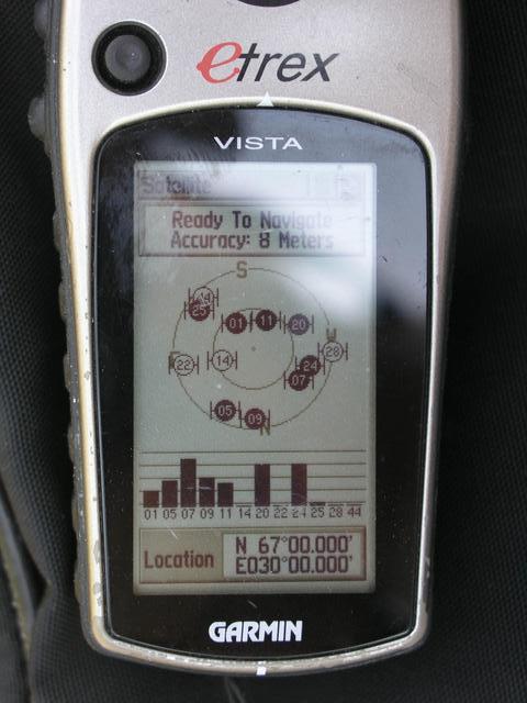 GPS reading