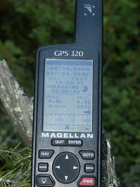 GPS reading