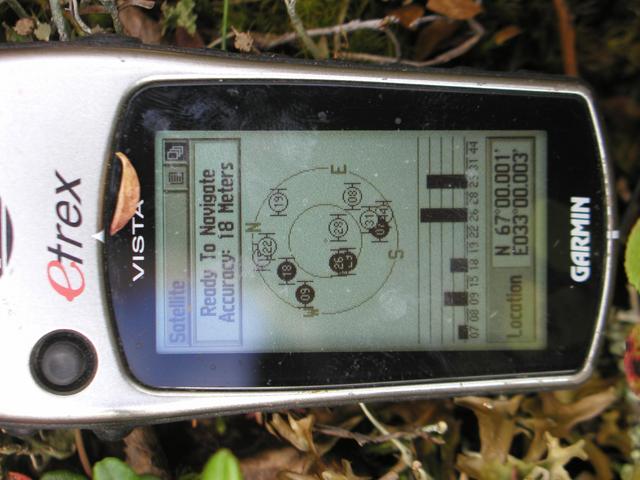 GPS reading