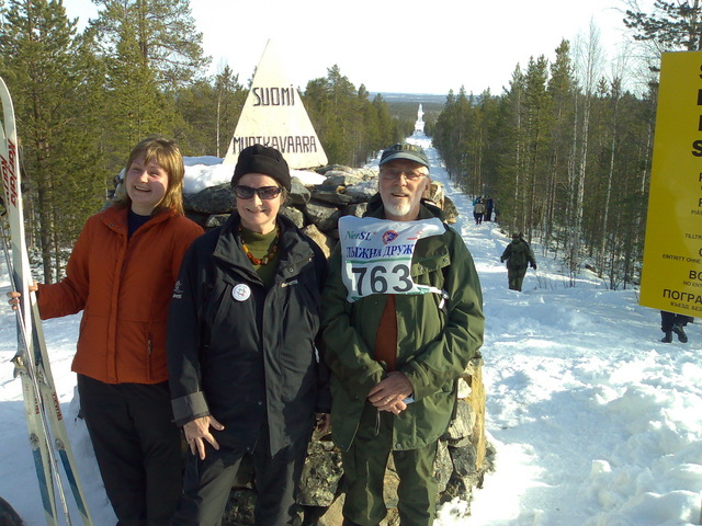 Where Norway, Finland and Russia meet on the only day in the year when you are allowed to walk aroun this point