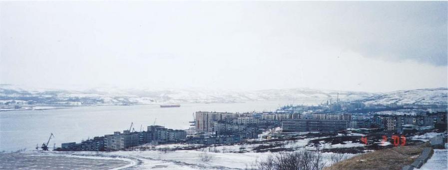 The northern third of Murmansk