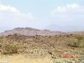 #2: East view. al-`Abādil mountain at the Saudi-Yemeni border can be seen