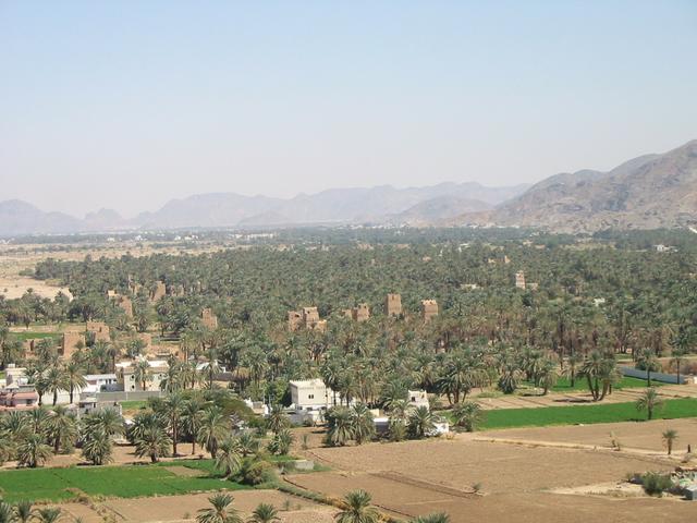 The view from the hill-top fort