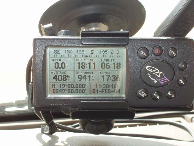 GPS reading