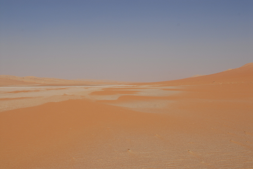 The general area near the Confluence, with the ancient lake bed 