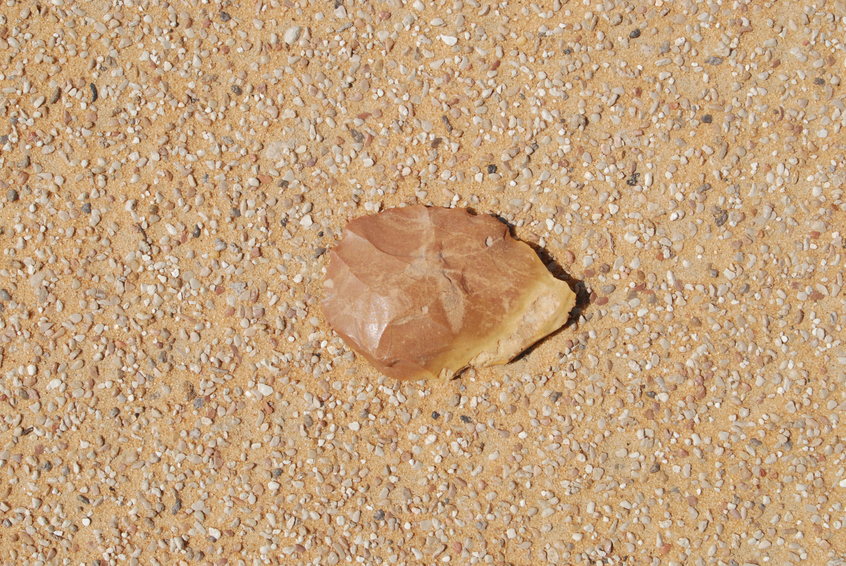 The Neolithic scraper found by Nabiel