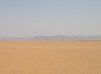 #1: The view to the NE showing the Tuwayq escarpment in the distance