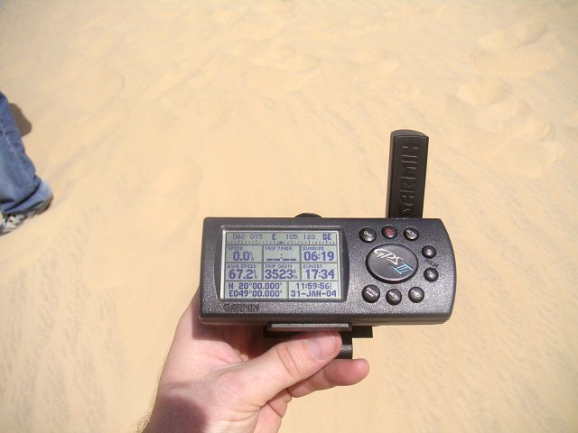 GPS reading of Confluence
