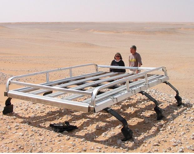 The superfluous roof-rack.