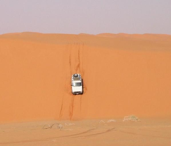 Natural obstacles to be negotiated carefully with loaded vehicles.