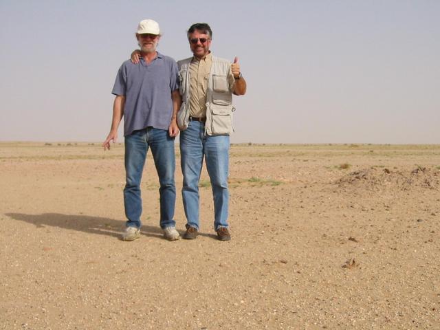 Tom (left) and Steve (right) standing on Confluence