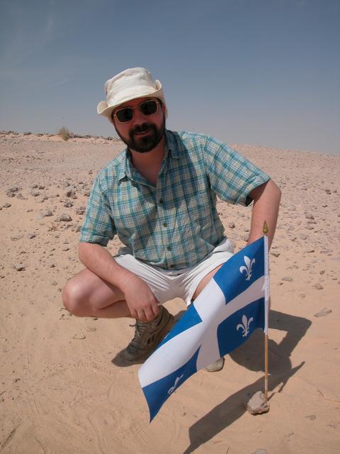 Guy, happy with his first desert trip!