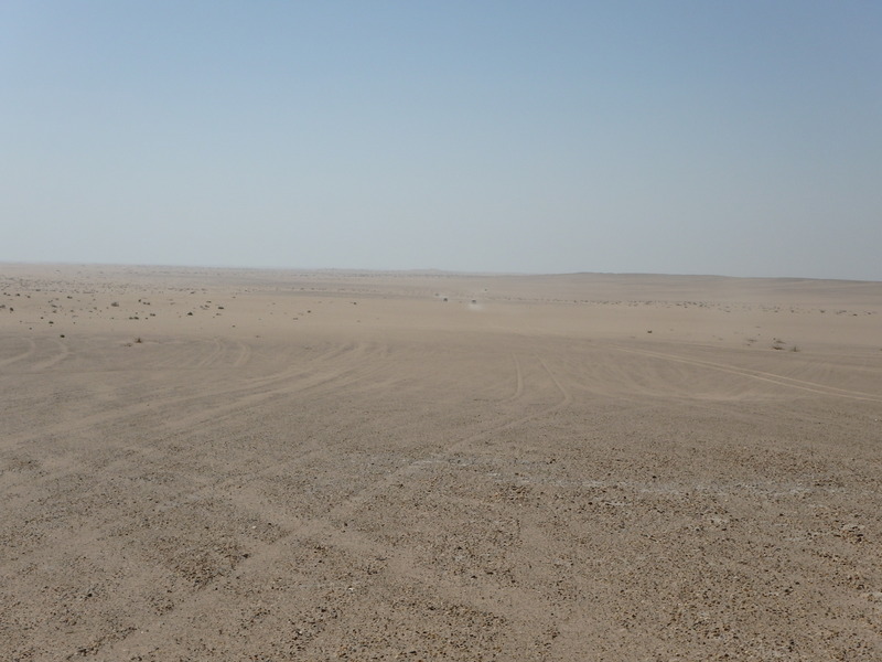 The gravel plains near the confluence point.