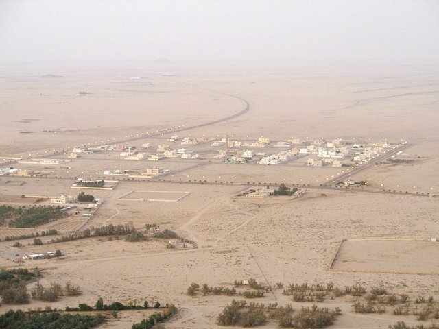 al-Ša`rā' town from up Thahlan mountain