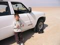 #3: Inflating the tyres after leaving the sand pit.