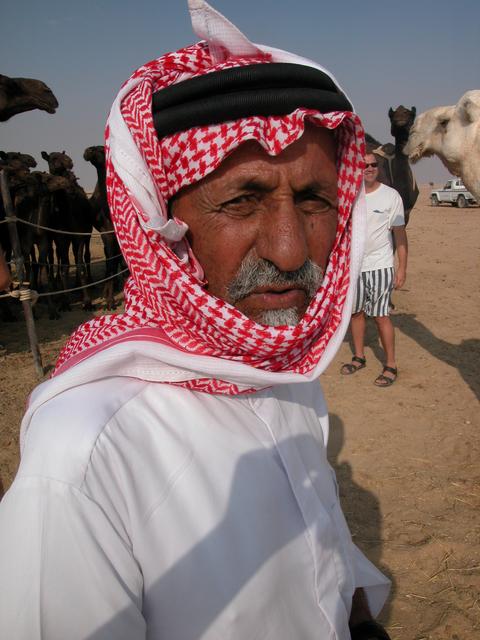 Jabr, our host who gave us a nice welcome at the Bedouin camp!