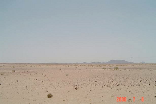 East view (`Ablān Mountain can be seen)
