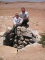 #9: Lise and Marc near one of the ancient wells