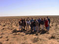 #3: Our group in front of a herd of sheep
