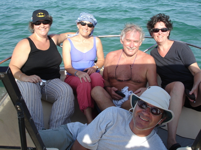 From left to right: Margot, Lise, Rory, Susan, and Marc in the foreground