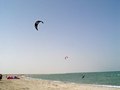 #7: Kite boarding beach looking north towards the confluence point 1400 m distant, bay-ward of the beach developments.