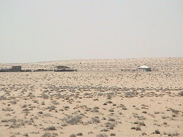 A Bedouin camp at confluence 27N 49E