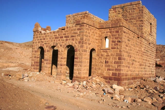 Birk Castle on the railroad