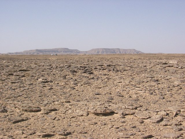 The North view with distant jebals