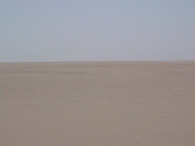 View to the South of 28N 48E confluence point.