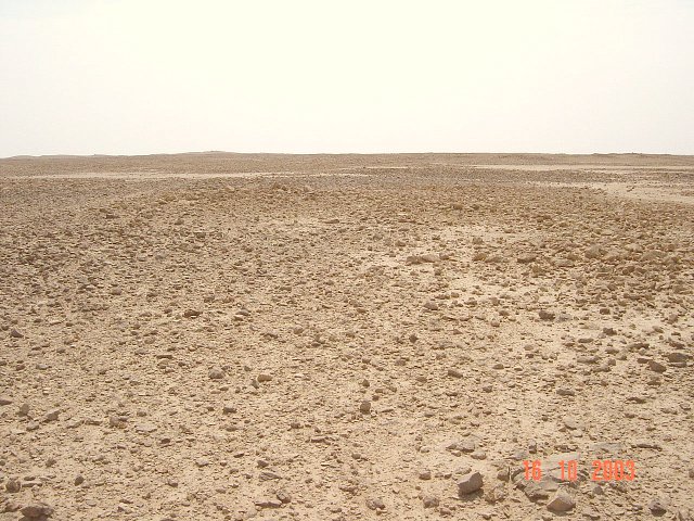 Confluence location on gravel plains