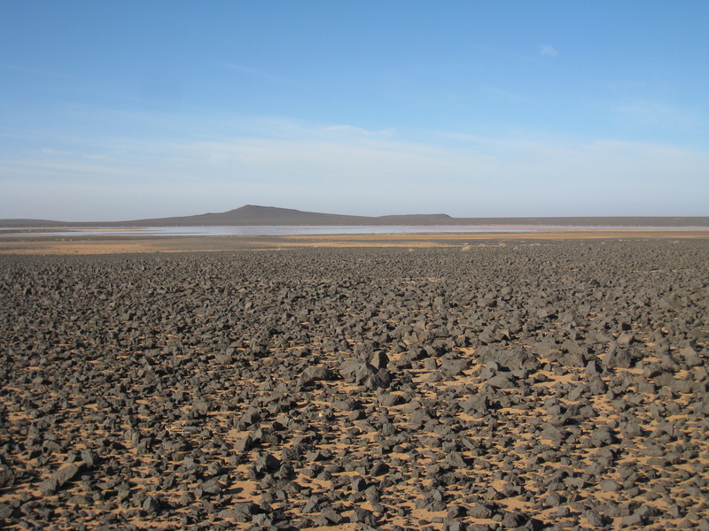 The northerly view from the Confluence with the lake