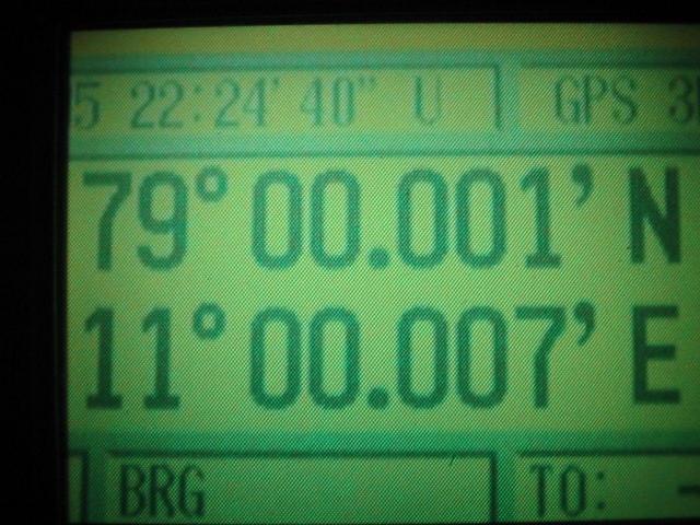 Ships GPS (Local time is UT+2 h)