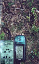 #6: The GPS at a pile of moose droppings near the confluence.