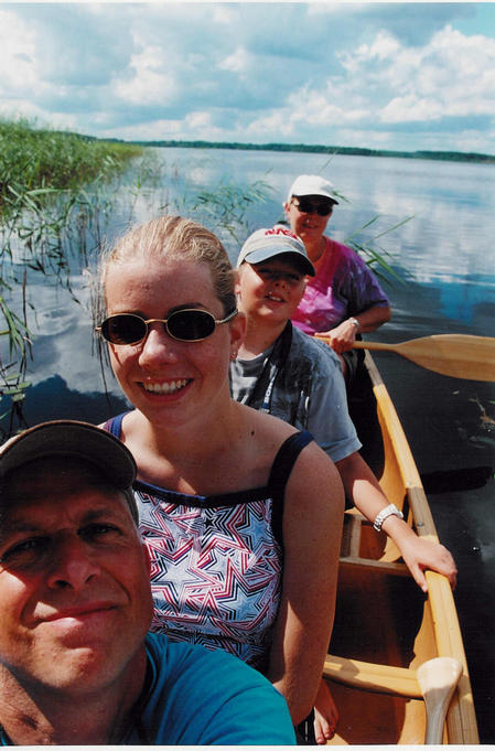 The confluenceparty: Janni in the back, then Peter, Ineke and me (Rob).