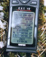 #6: the GPS showing the position