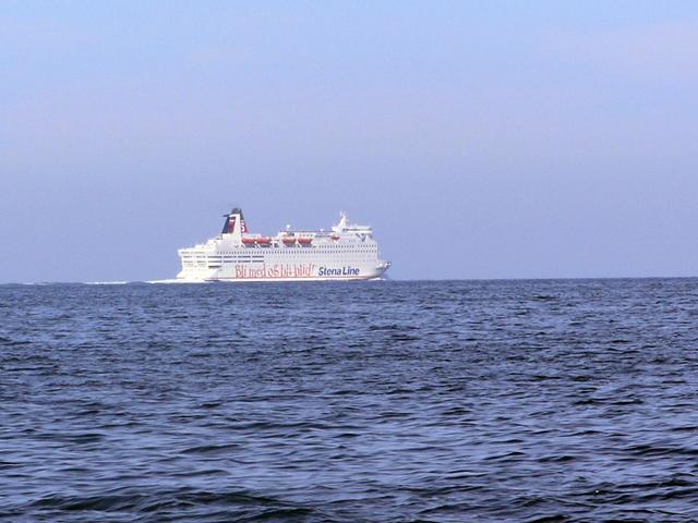 Ferry leaving Denmark