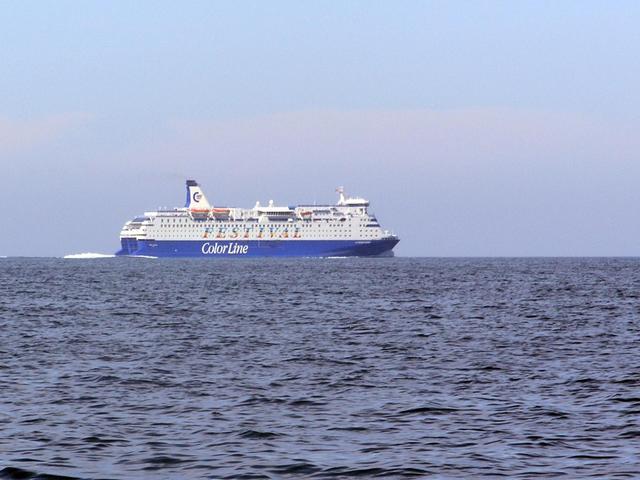Another ferry, probably headed towards Norway