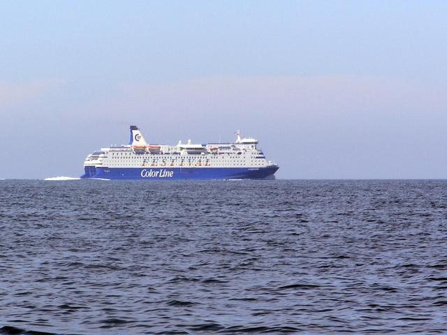 Another ferry, probably headed towards Norway