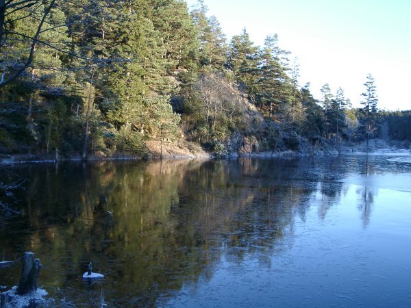 The little lake 500 m away