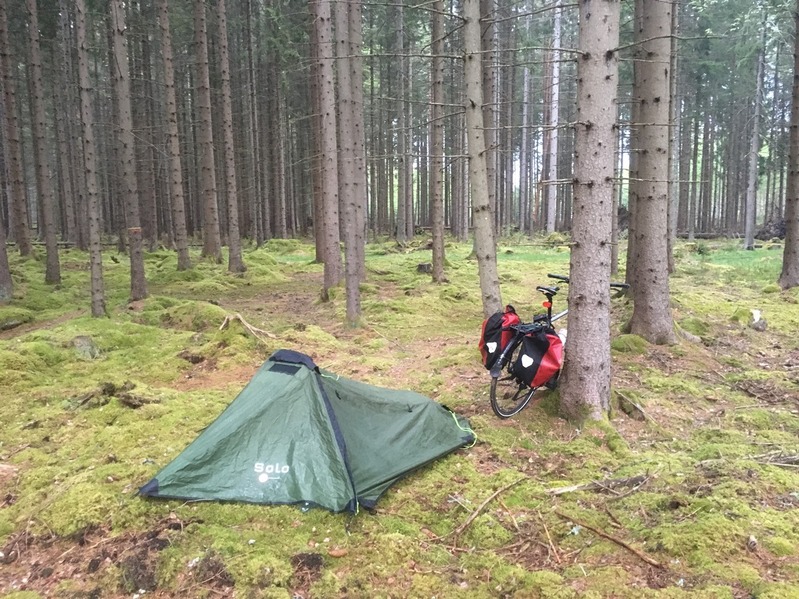 Camping exactly at the Confluence Point