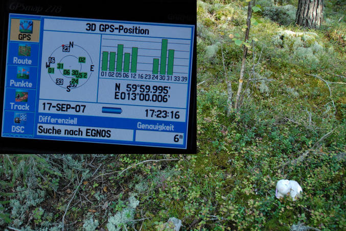 The GPS receiver / Der GPS Empfänger