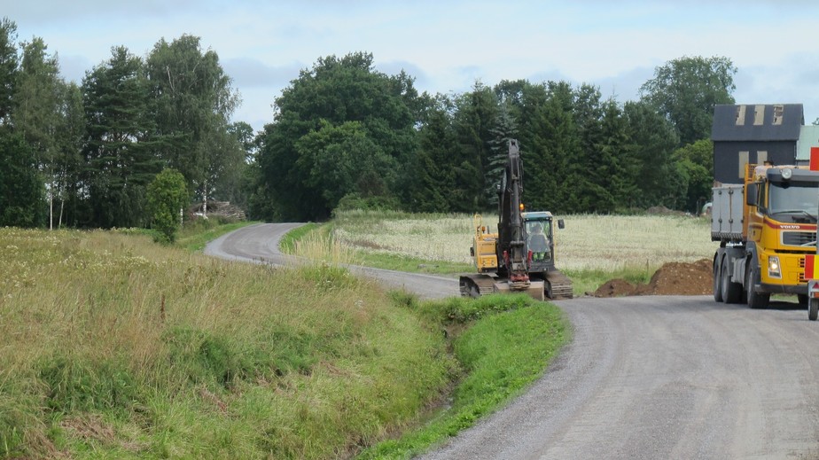 Blocked Road On Way To CP