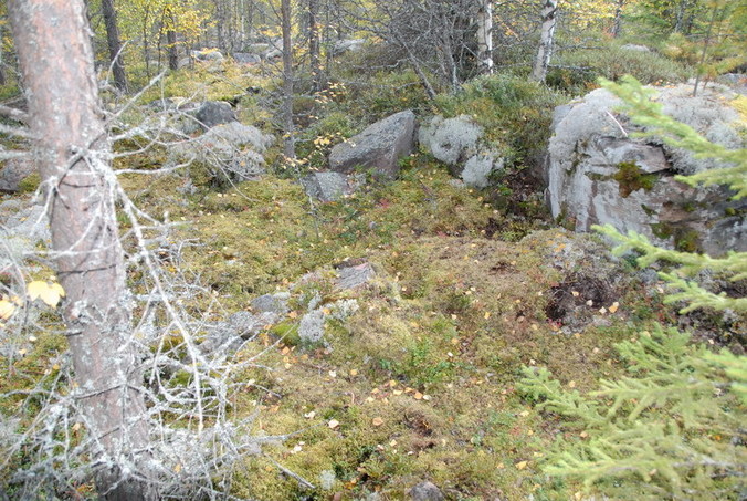 View to the point / Blick zum Confluence Punkt