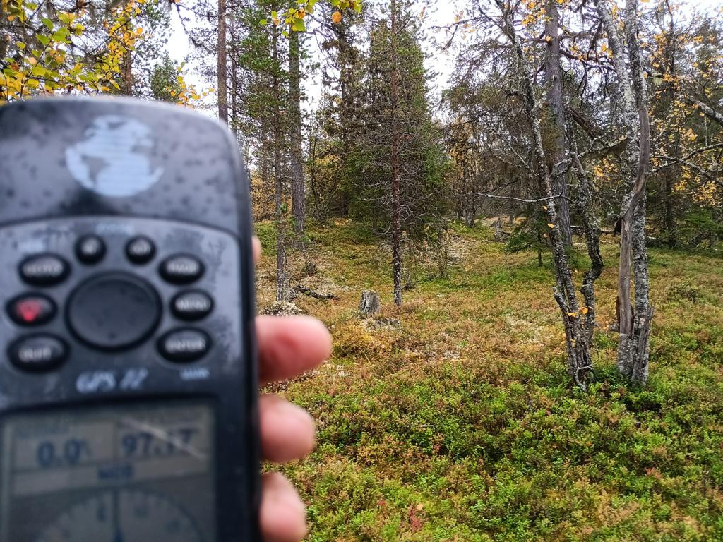 on plateau, distance to CP approx. 100 meters